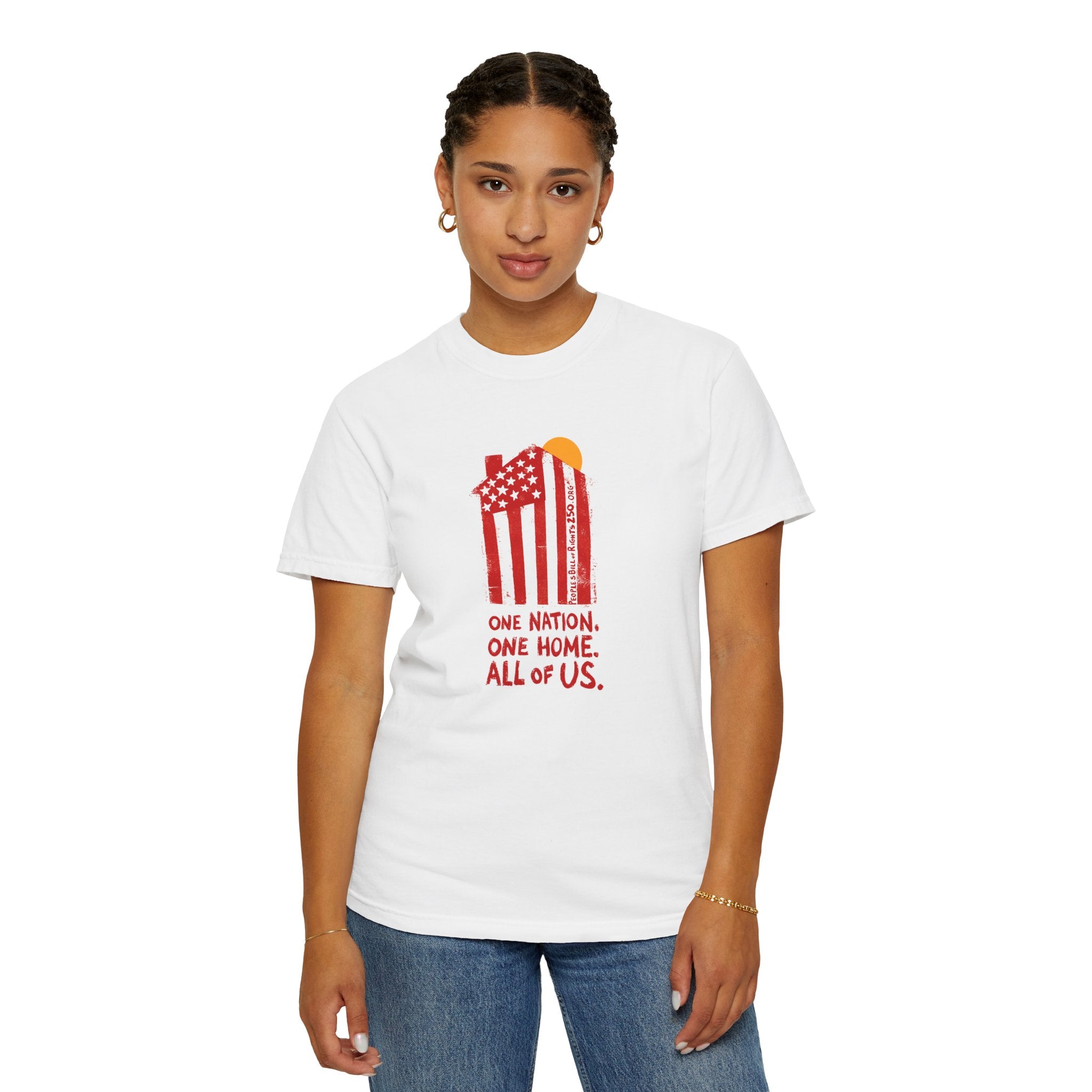 One Nation. One Home. All Of Us. T-shirt | People’s Bill of Rights 250
