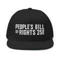 Embroidered Flat Bill Cap – "People's Bill of Rights 250" Streetwear Snapback