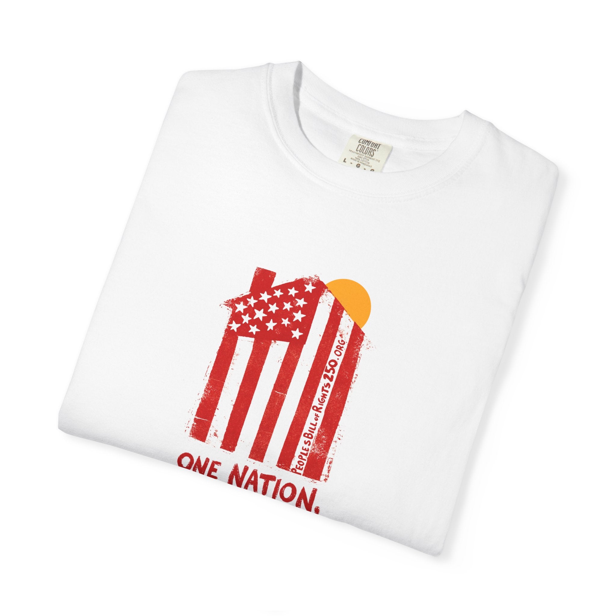 One Nation. One Home. All Of Us. T-shirt | People’s Bill of Rights 250