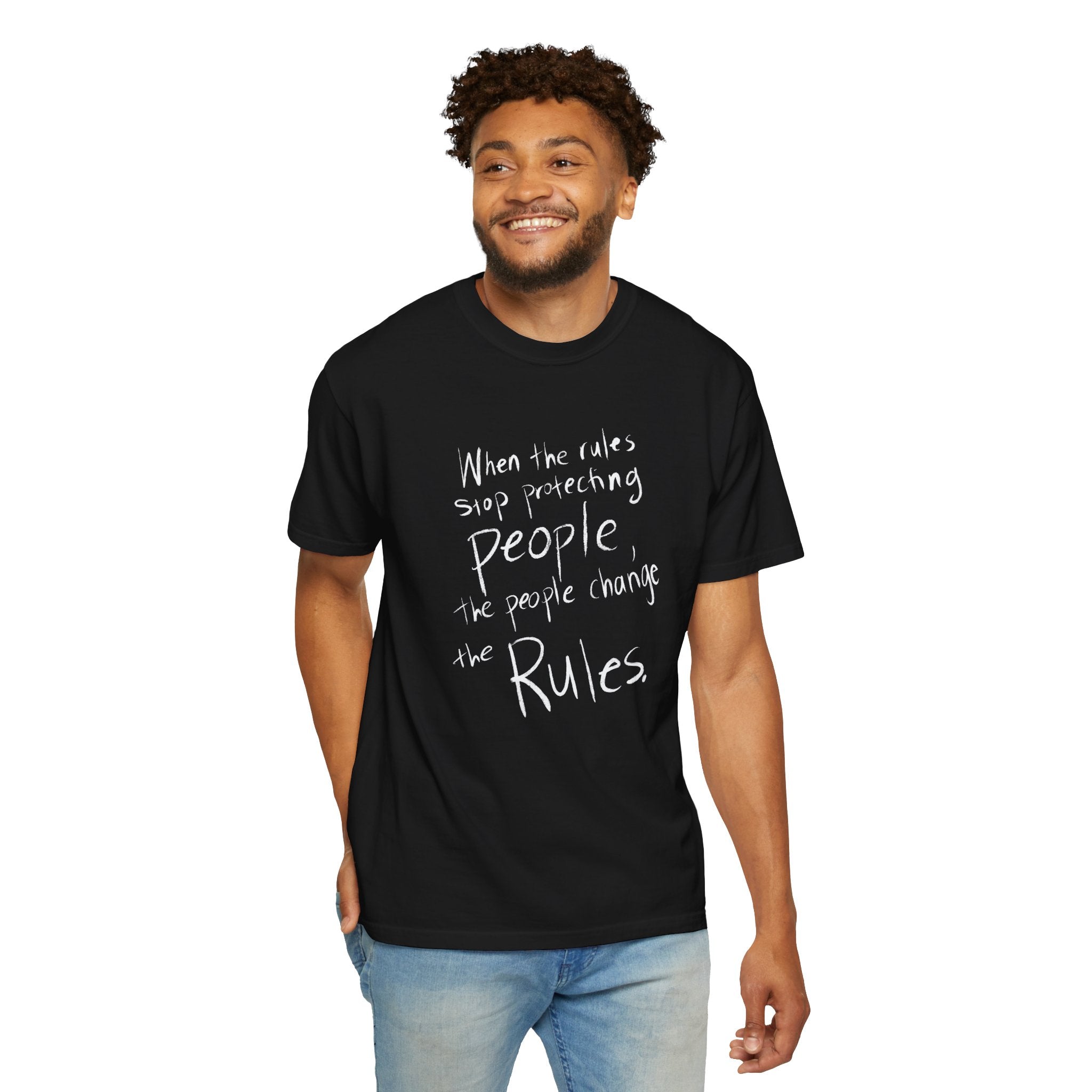 The People Change the Rules T-shirt | People's Bill of Rights 250