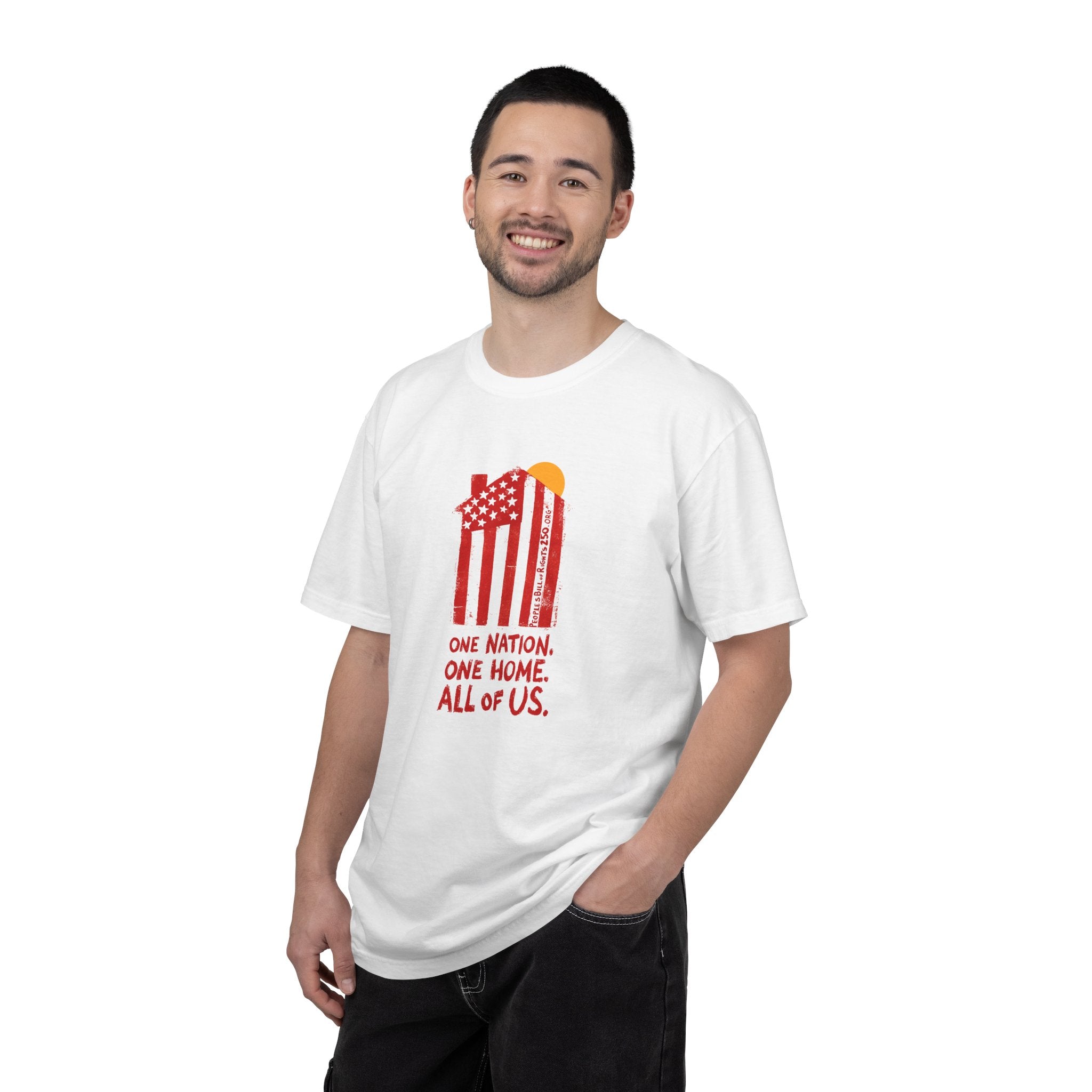 One Nation. One Home. All Of Us. T-shirt | People’s Bill of Rights 250