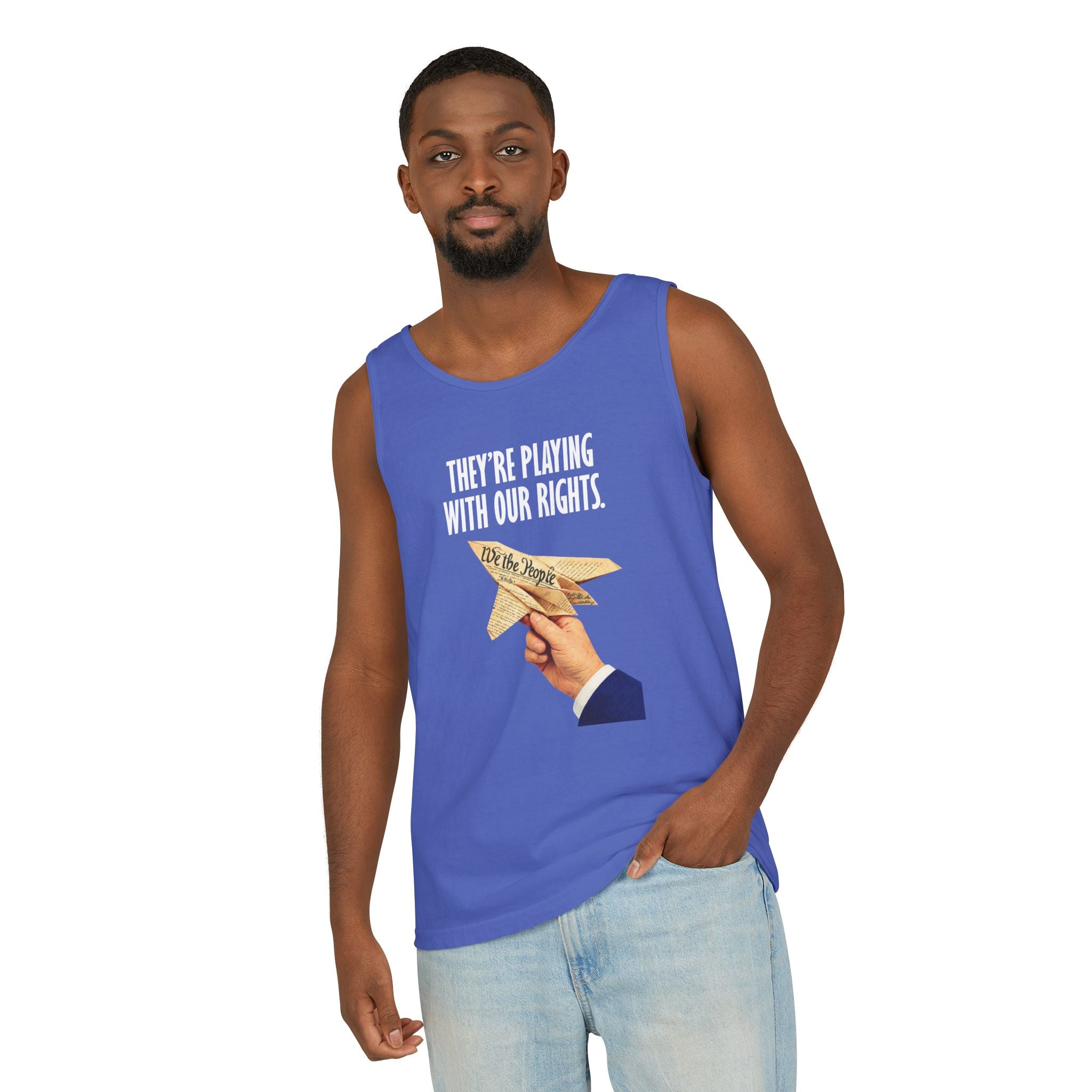 They're Playing With Our Rights - Tank Top | People's Bill of Rights 250