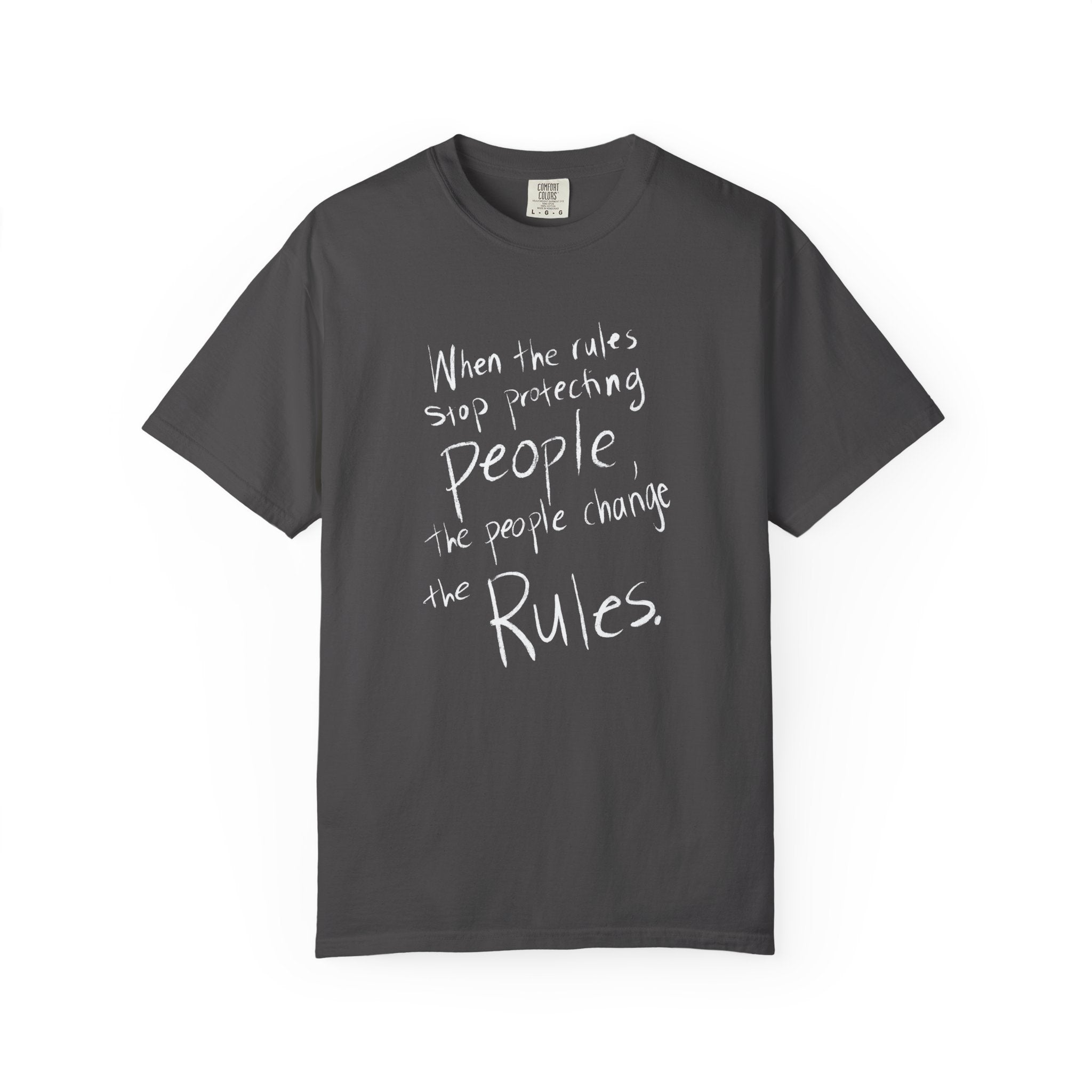 The People Change the Rules T-shirt | People's Bill of Rights 250