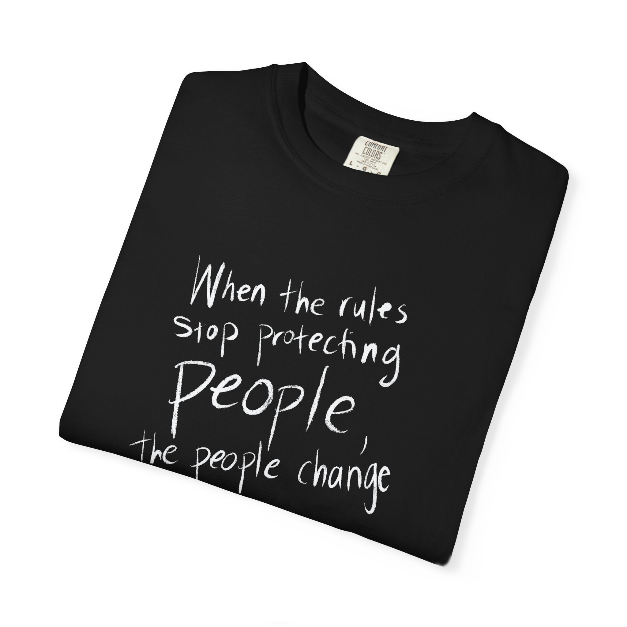 The People Change the Rules T-shirt | People's Bill of Rights 250