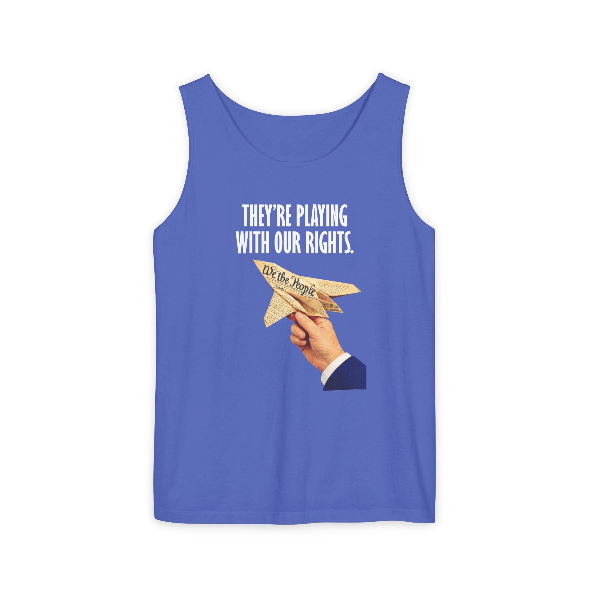 They're Playing With Our Rights - Tank Top | People's Bill of Rights 250