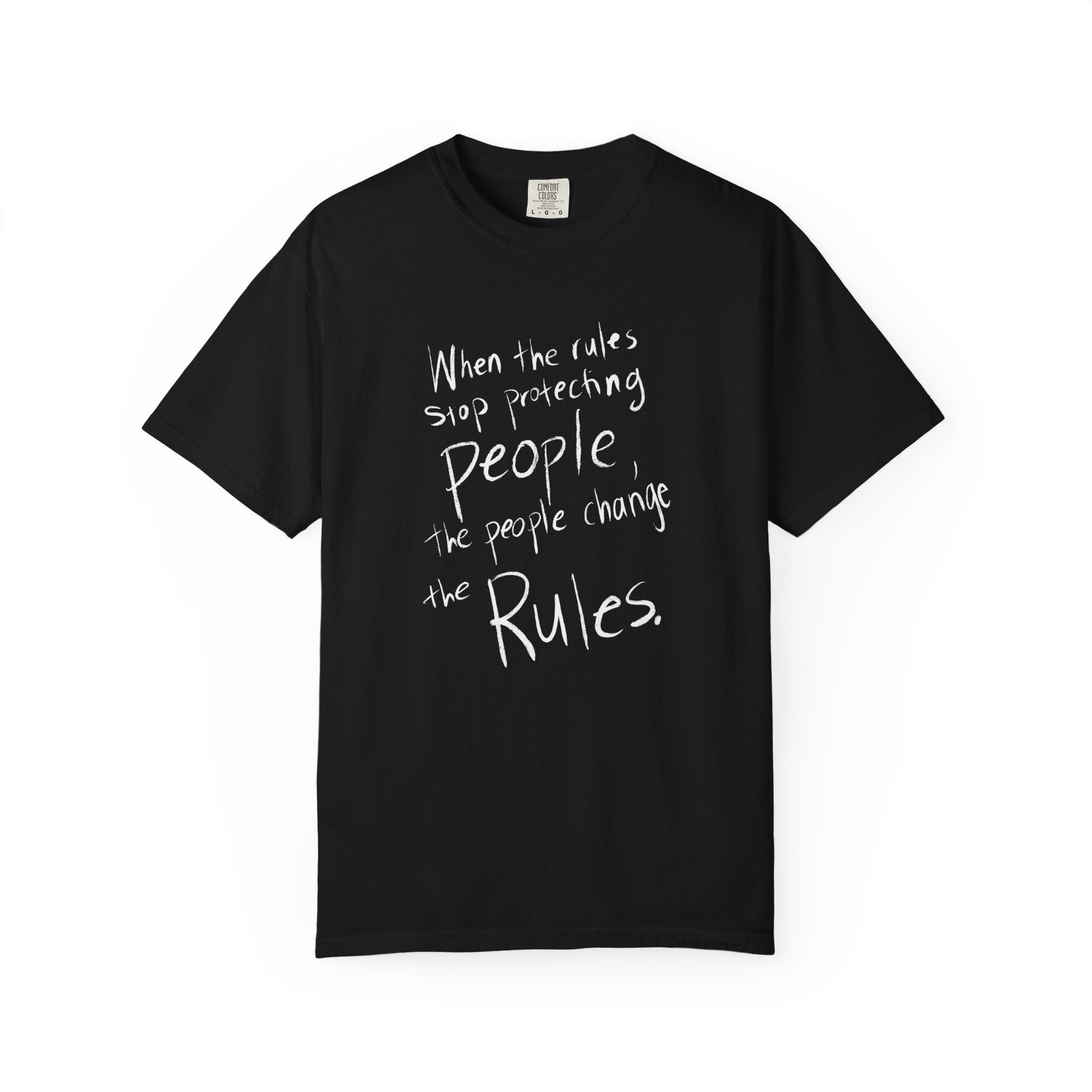 The People Change the Rules T-shirt | People's Bill of Rights 250
