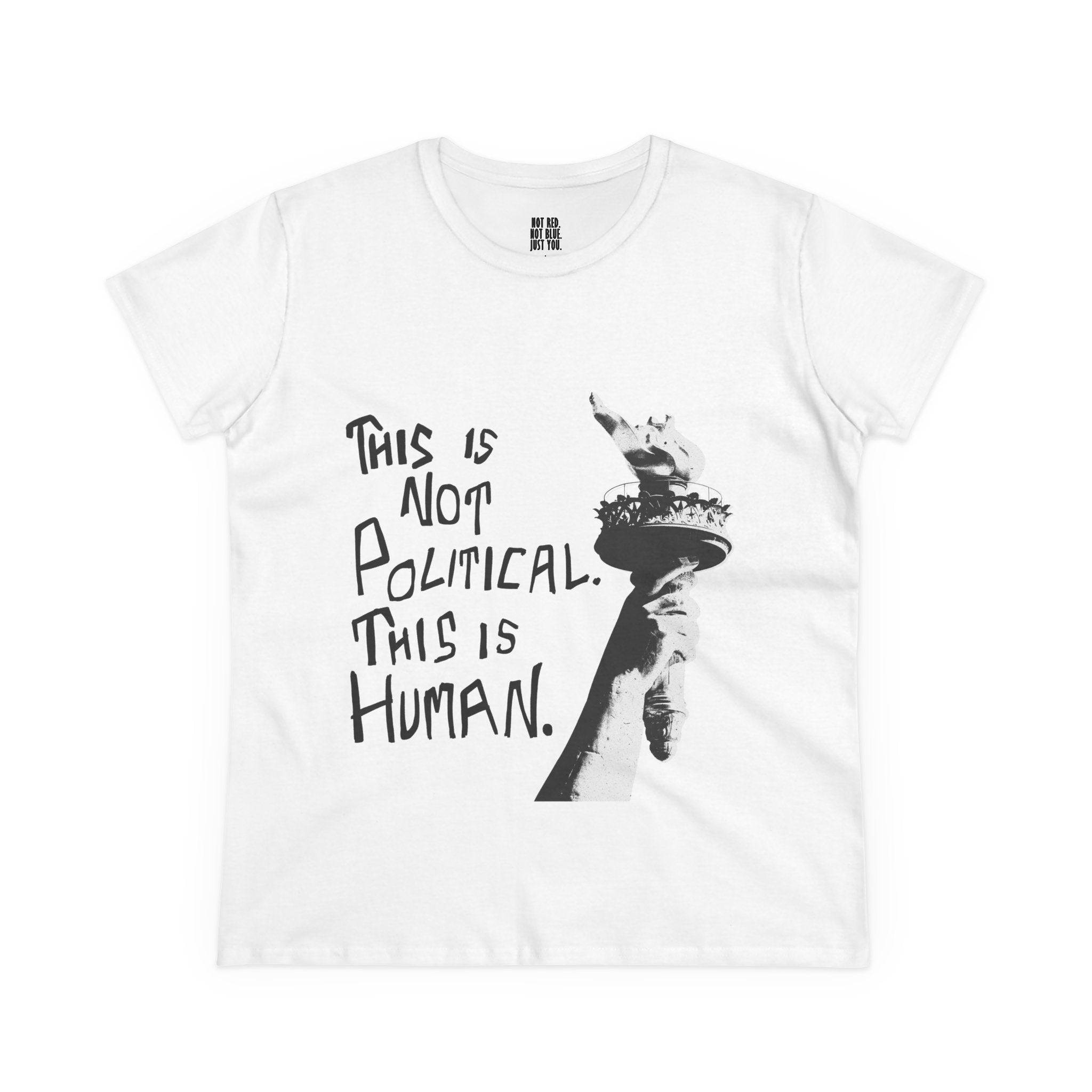 This Is Not Political. This Is Human -  T-Shirt | People's Bill of Rights 250
