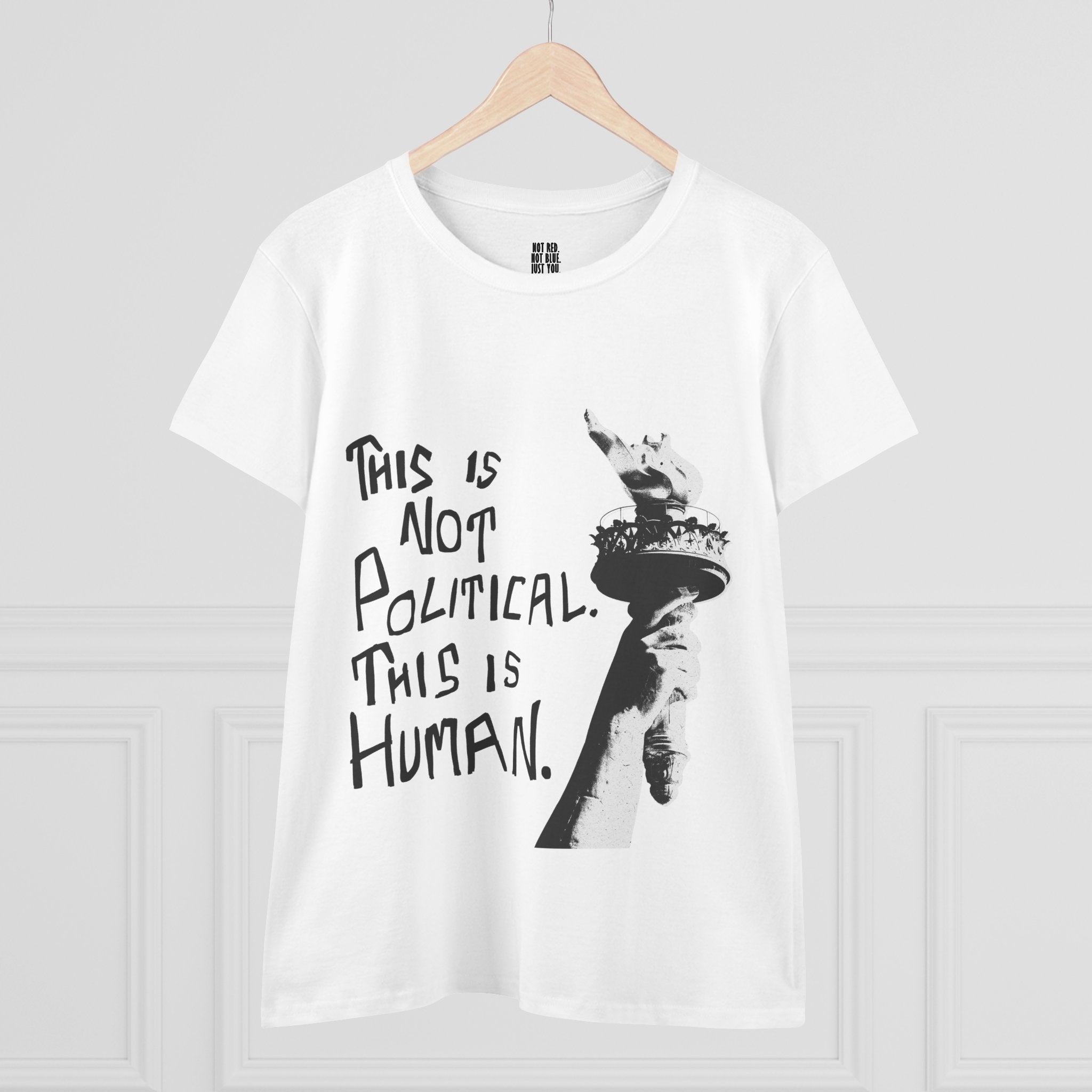 This Is Not Political. This Is Human -  T-Shirt | People's Bill of Rights 250