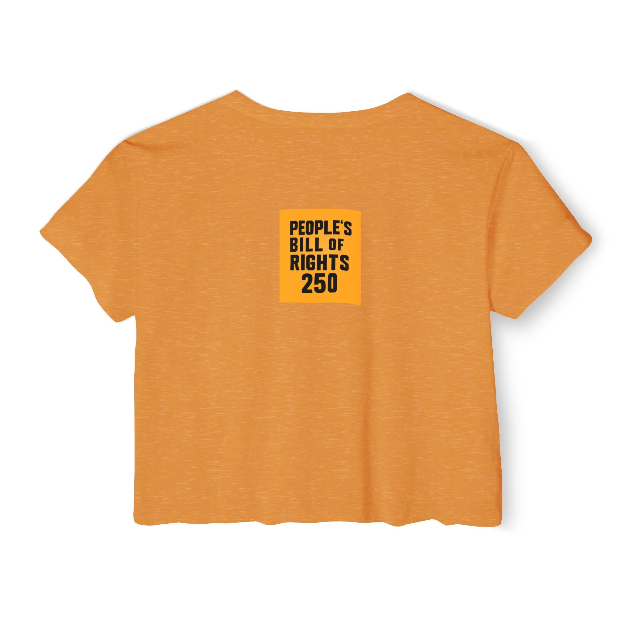The People Change the Rules Crop Top | People’s Bill of Rights 250